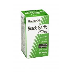 Alho preto 750 mg 30 cápsulas Health Aid