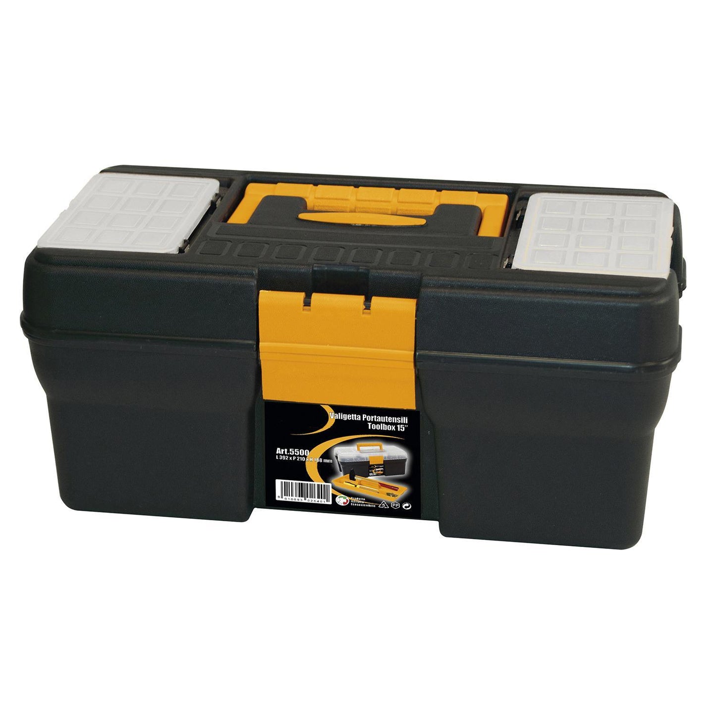 Caja Herramientas Polipropileno 392x210x188 Mm. Caja Almacenaje, Malentin Organizador, Organizador Plastico_0