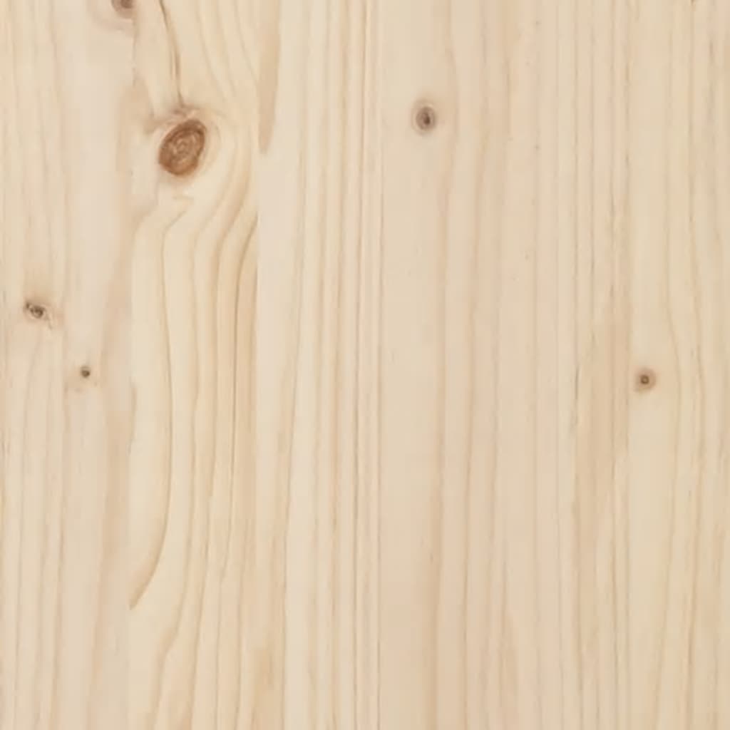 Estructura De Cama Para Niños Madera Maciza De Pino 80x160 Cm / Vetonek_5