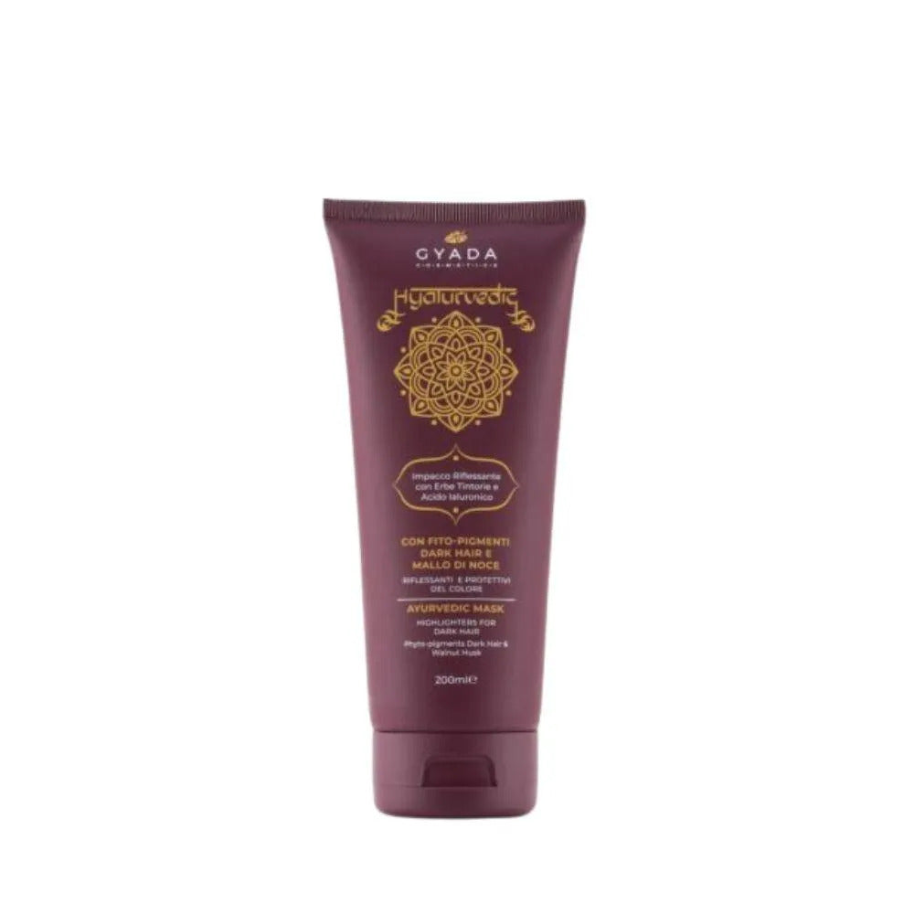 Mascarilla Color Reflejos Oscuros Ayurvédica Gyada 200ml_0