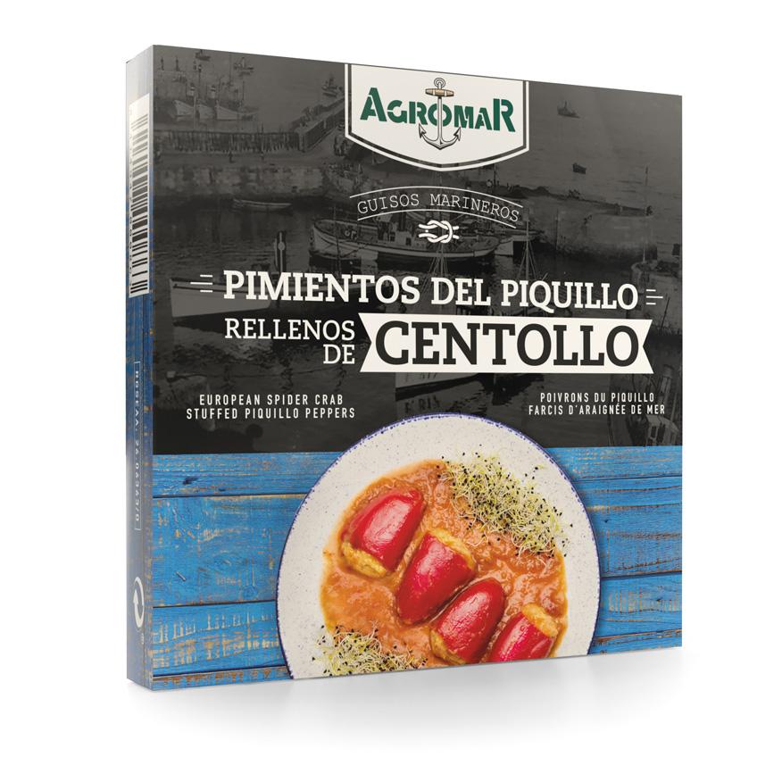 Pimentos piquillo recheados com caranguejo aranha 280 g