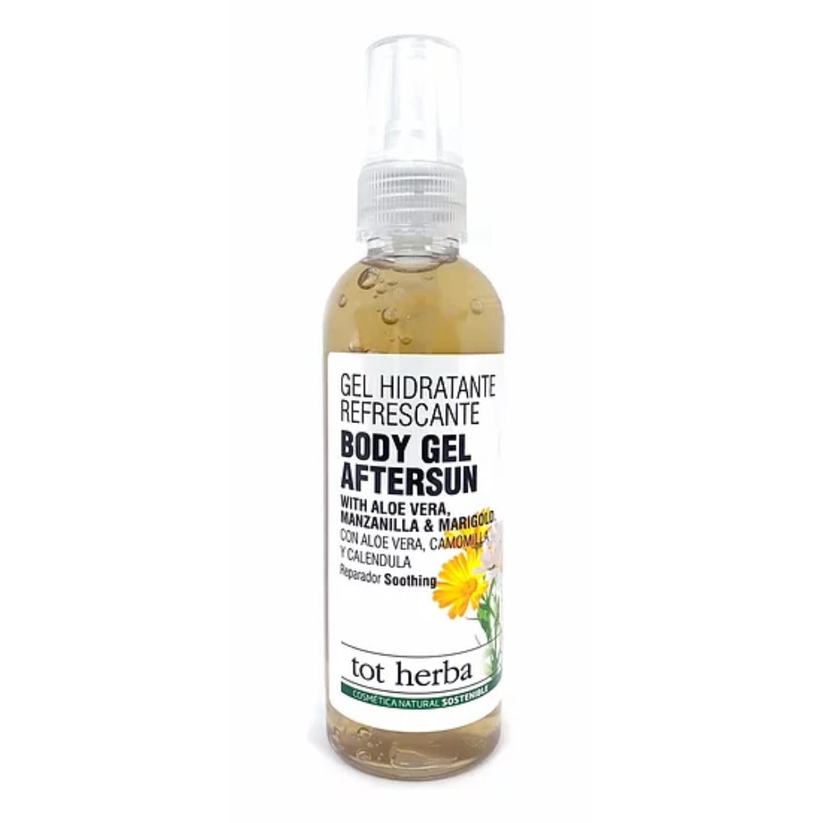 Gel refrescante de aloé vera, maçã e calêndula 100 ml Tot Herba