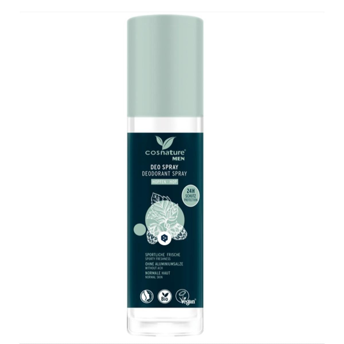 Desodorante spray 24h hombre lúpulo BIO Cosnature 75 ml