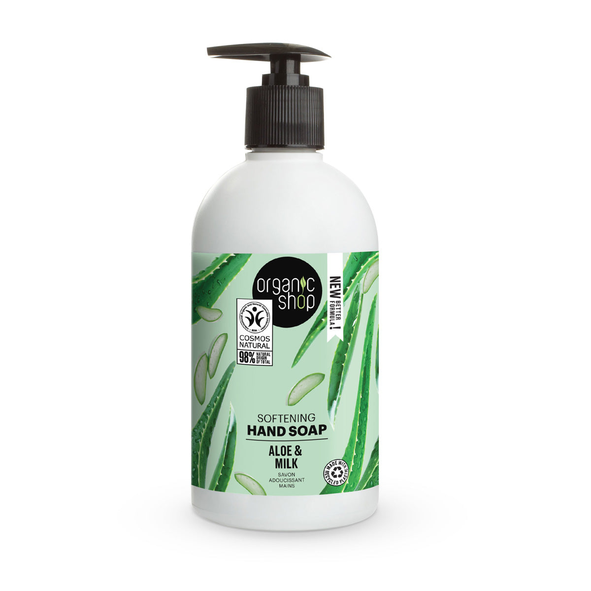 Sabonete Suave para as Mãos Barbados Organic Shop Aloe 500 ml