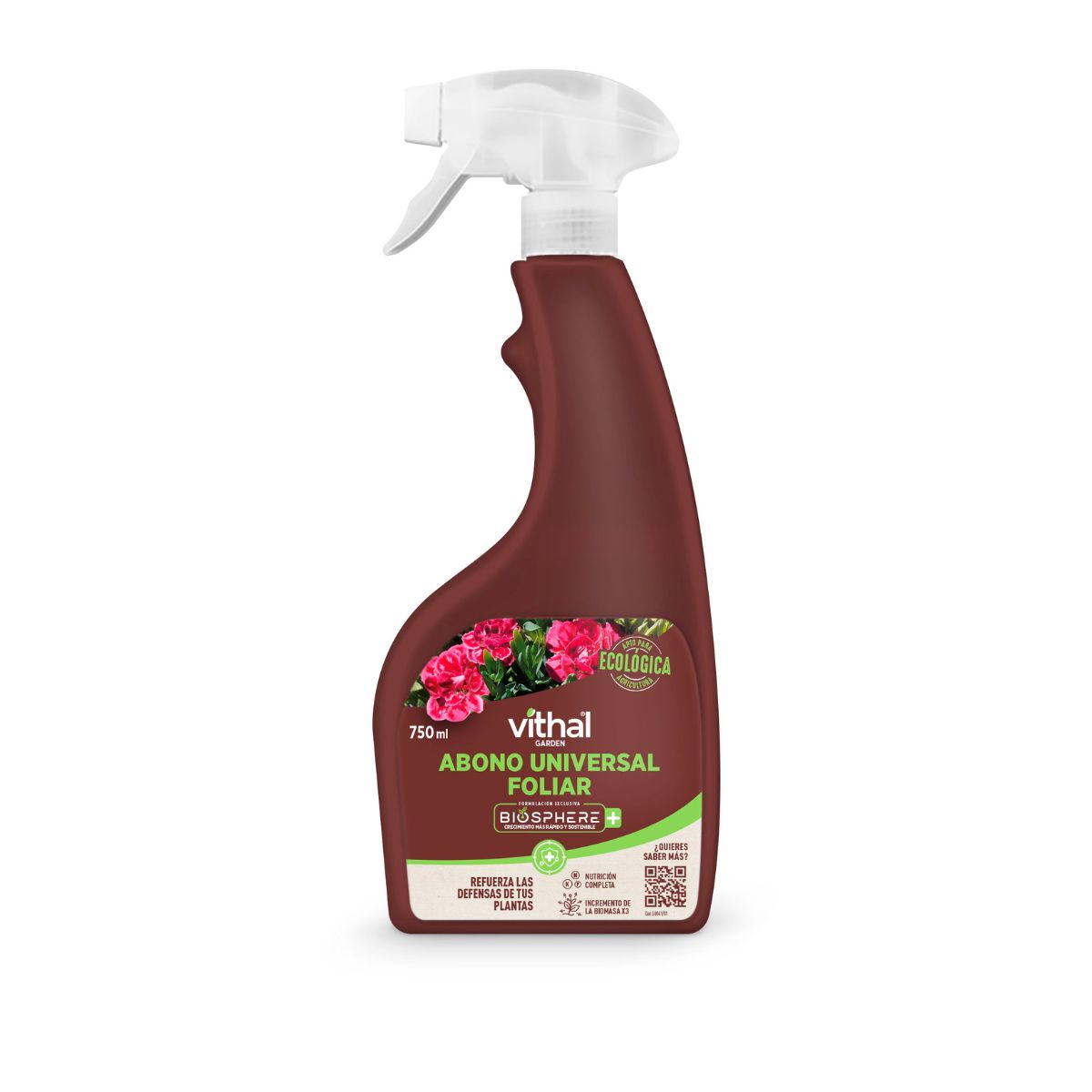 Fertilizante Foliar Universal Biosphere+ Eco 750 ml Vithal Garden