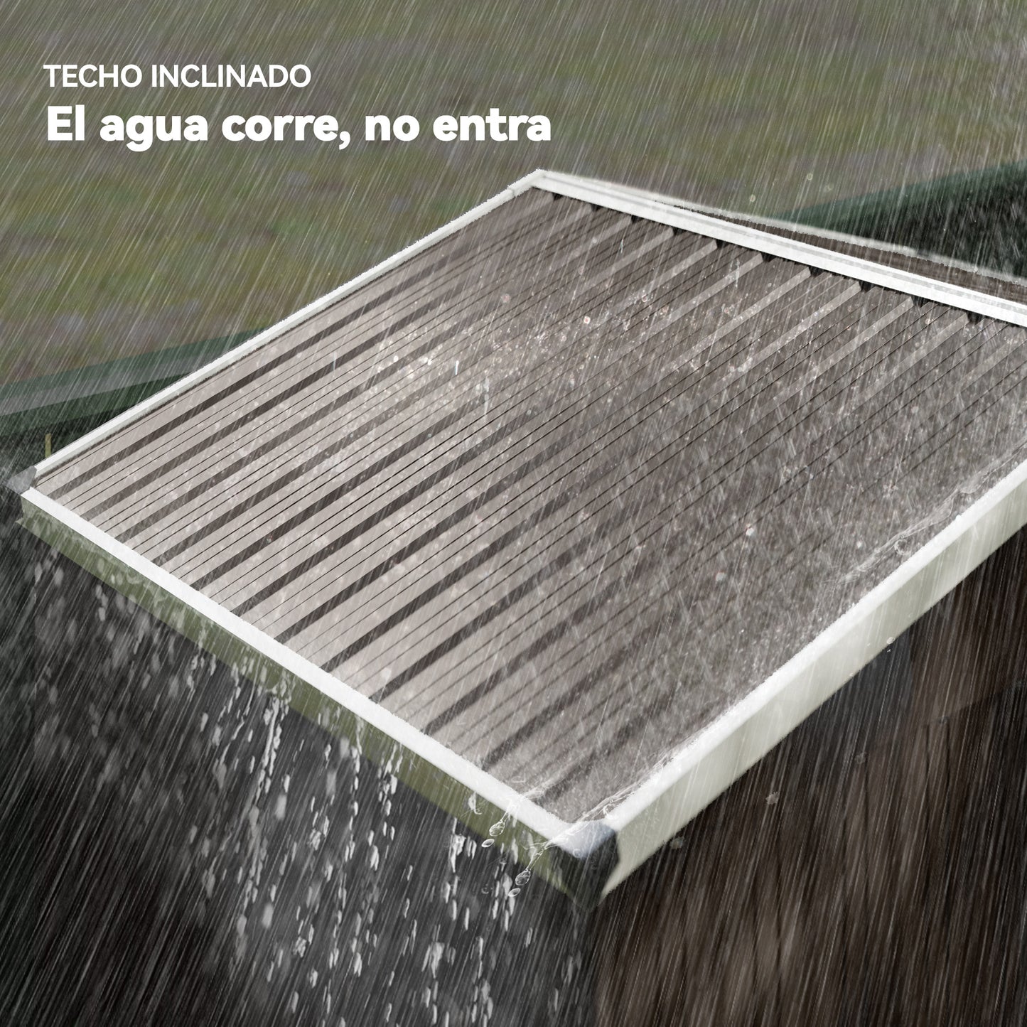 Outsunny Caseta De Jardín Exterior 1,1 M² 136x87x179 Cm Puerta Corredera Marrón_5