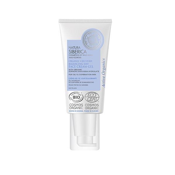 Natura Siberica Gel Creme Facial Equilibrante Orgânico Certificado para Pele Oleosa e Mista 50 ml