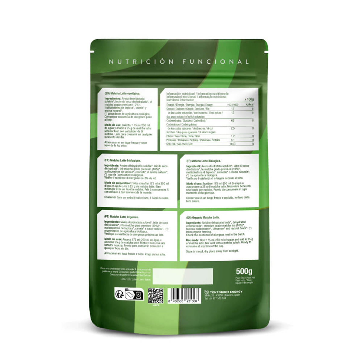 Matcha Latte Extra Cream ECO Energy Feelings 500 g