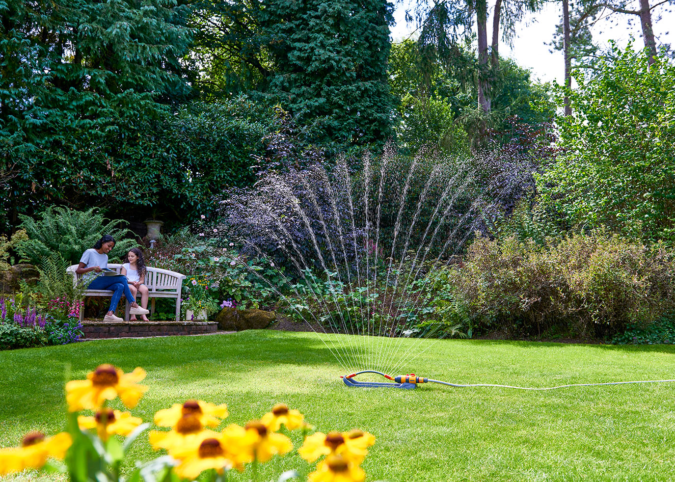 Aspersor retangular Pro XL 350 m2 Hozelock