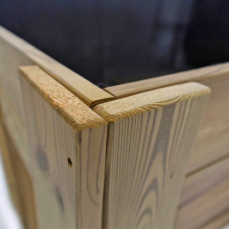 Cajón De Cultivo Madera Tratada Exterior Hortalia Box L30 120x80x30 Cm_5
