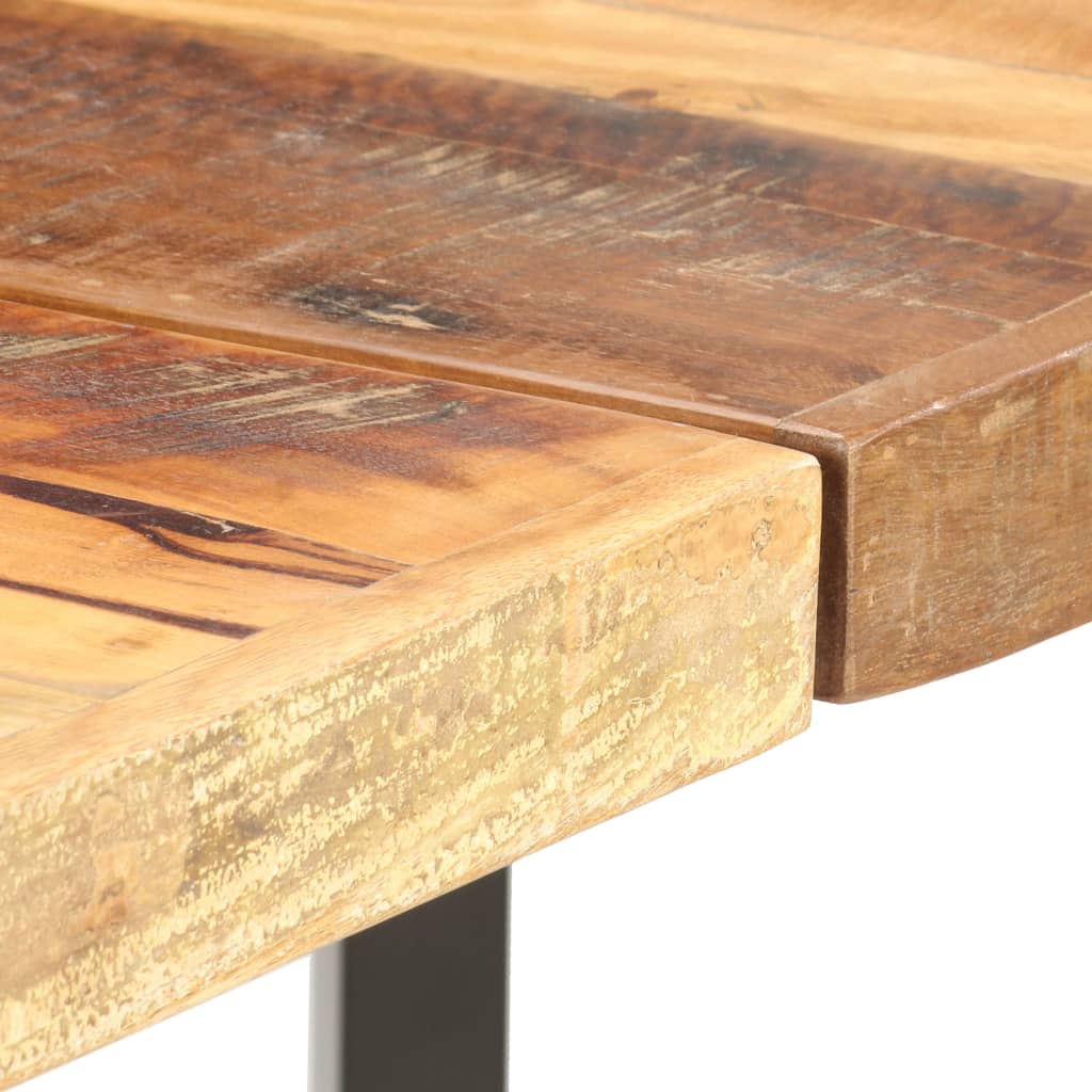 Mesa Alta De Cocina De Madera Maciza Reciclada 180x70x107 Cm_4