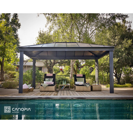 Gazebo sombreado Dallas 360x843 cm