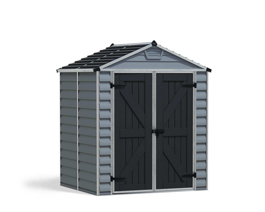 Telheiro de jardim Skylight Deco em cinzento da Palram 185x154 cm