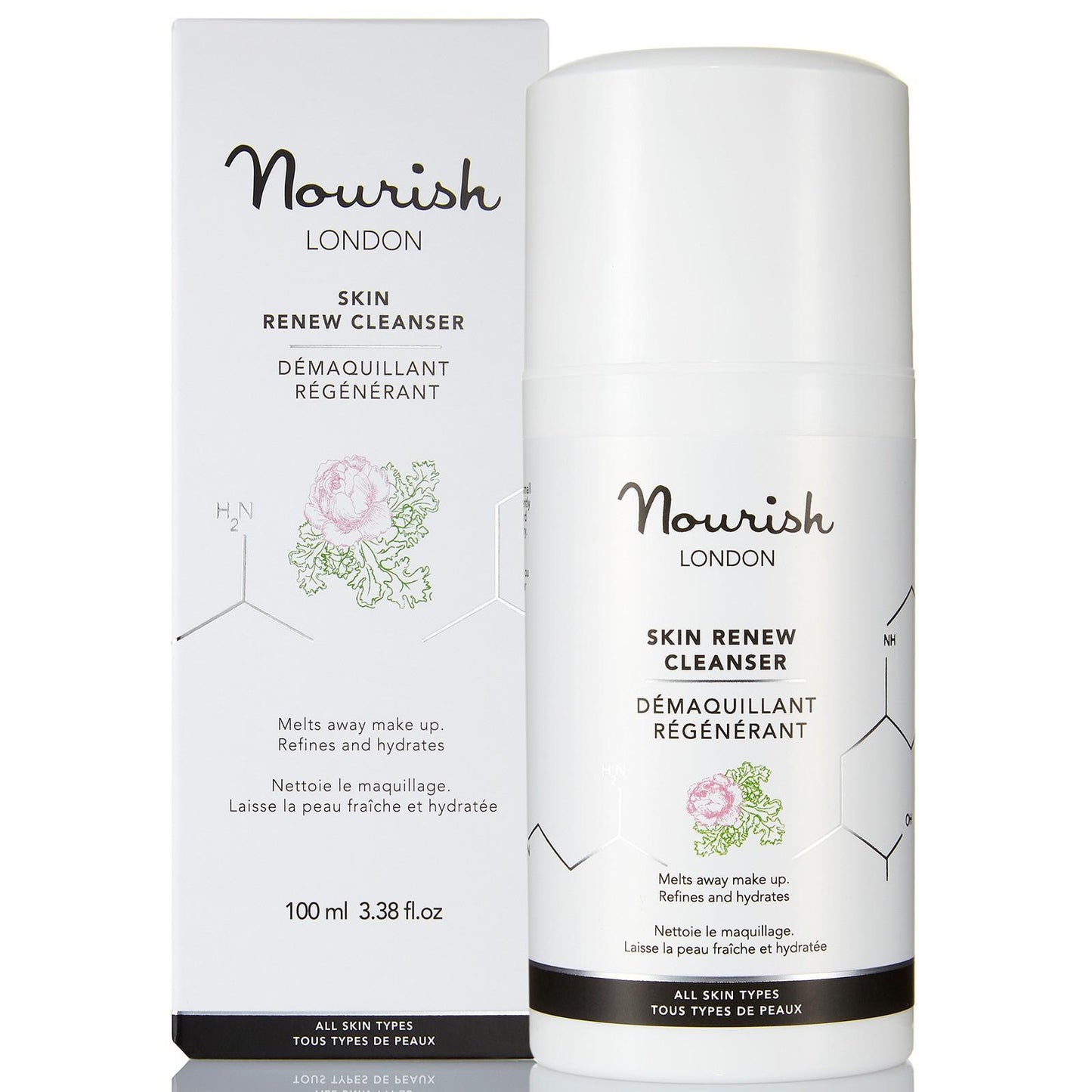 Nourish London Skincare Produto de Limpeza Regenerador 100ml