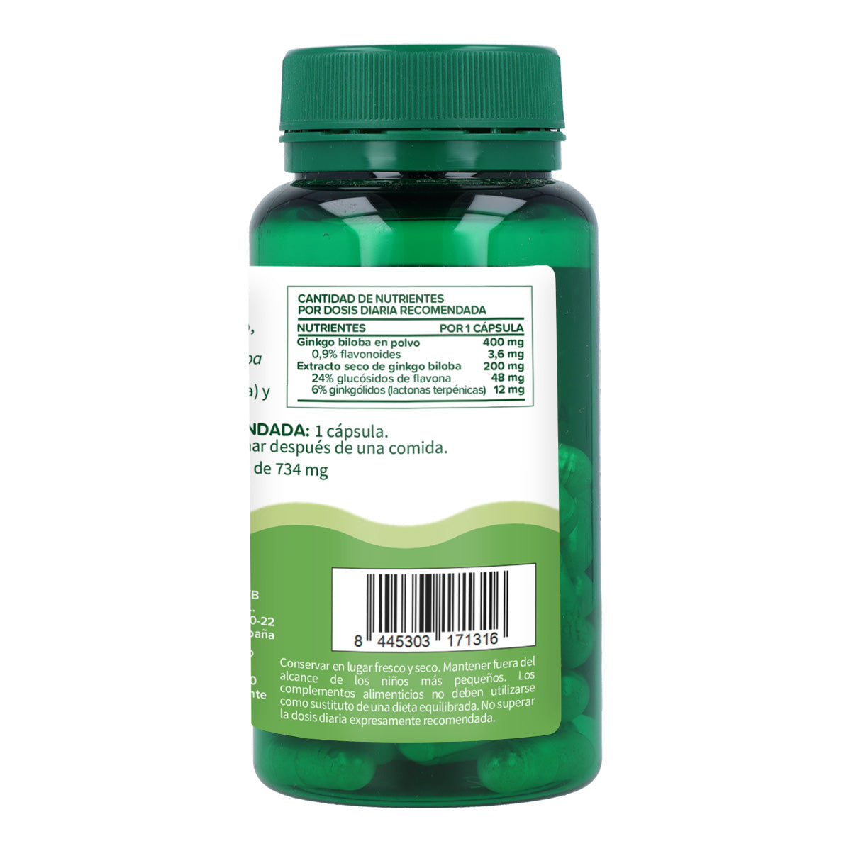 Ginkgo biloba Planet Garden 60 cápsulas