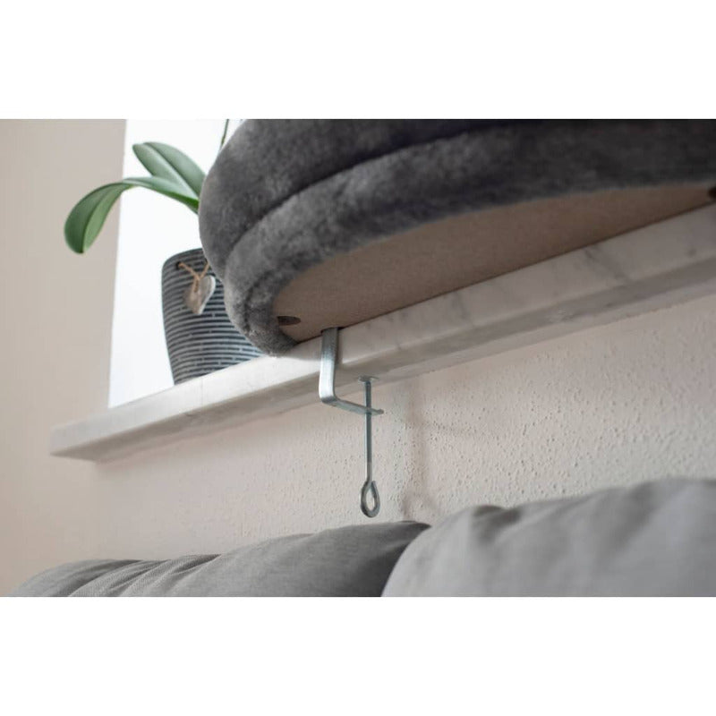 Kerbl Cama De Gatos Para Ventana Gris 55x35x10 Cm_5