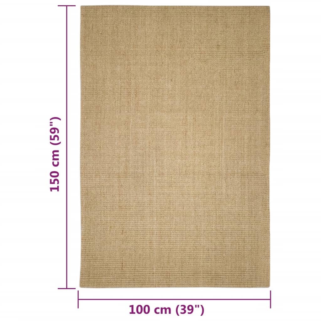 Alfombra De Sisal Para Rascador 100x150 Cm_5