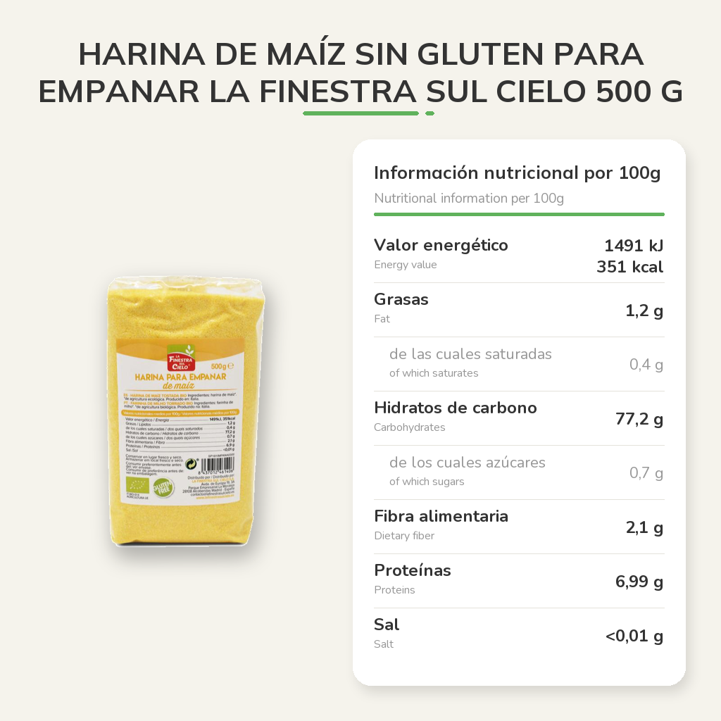 Información nutricional