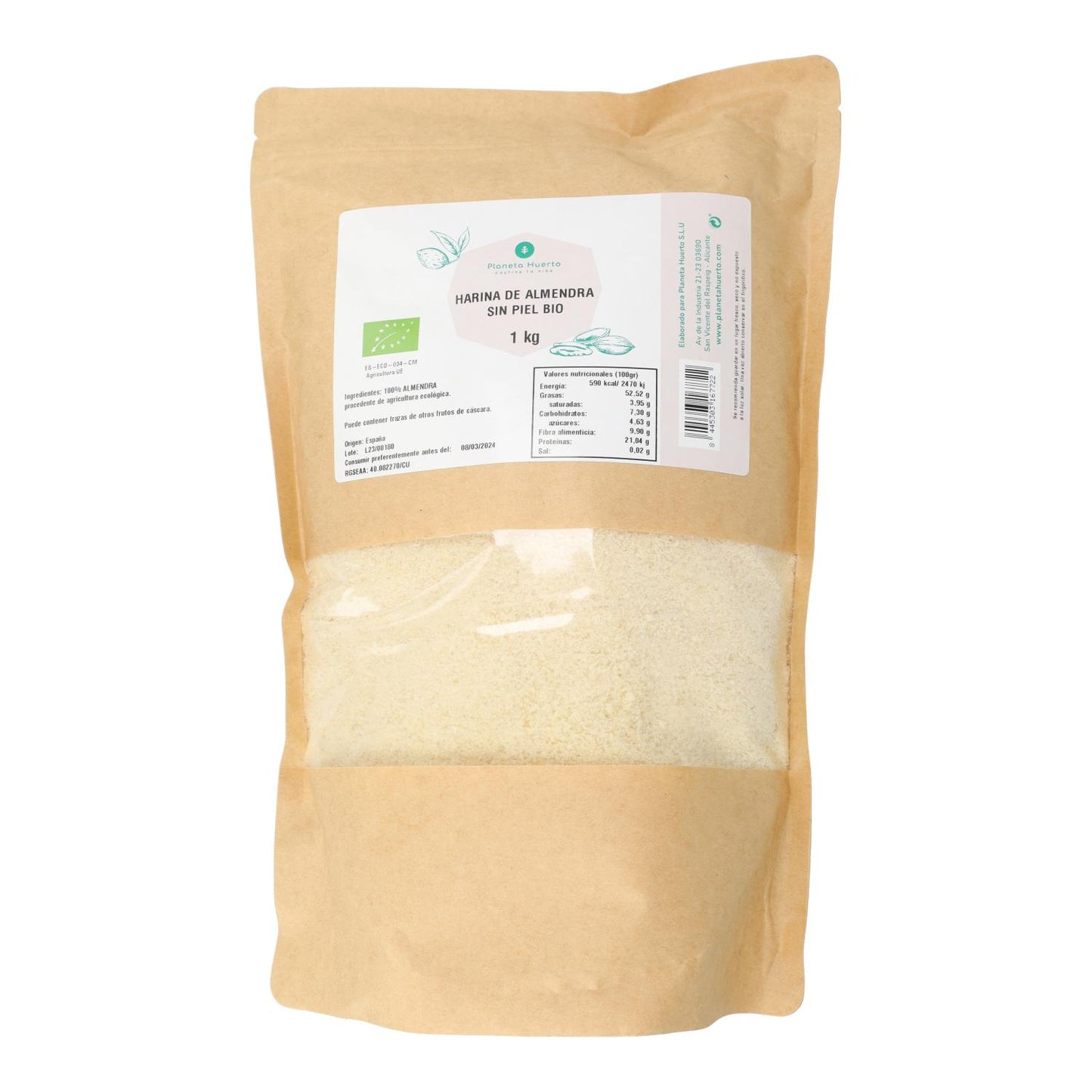 Farinha de Amêndoa ECO Planeta Huerto 1 kg
