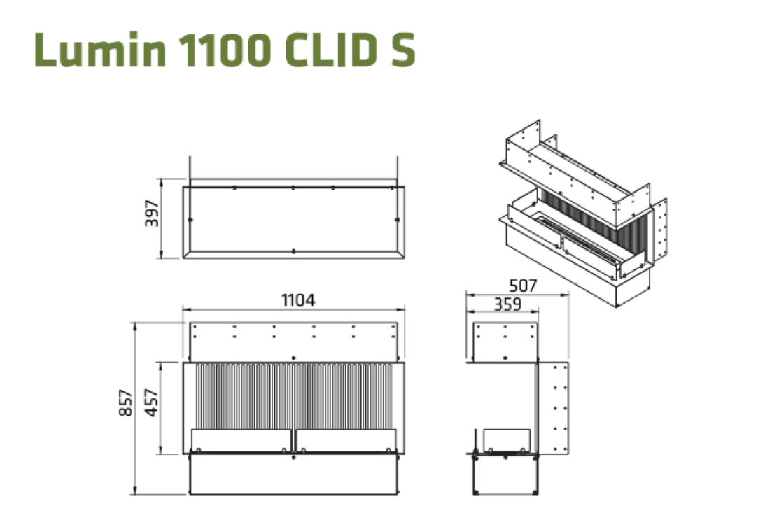 Bricosol Estufa Bioetanol Lacunza Modelo Lumin 1100 Clid S_4