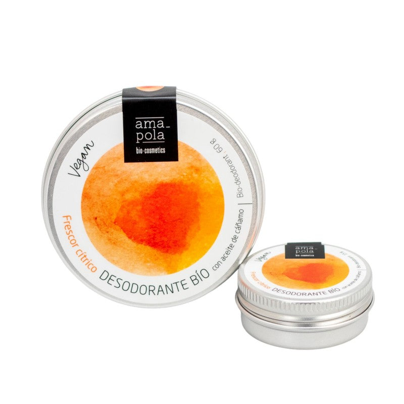 Desodorizante sólido BIO frescura cítrica Papoila 60 gr