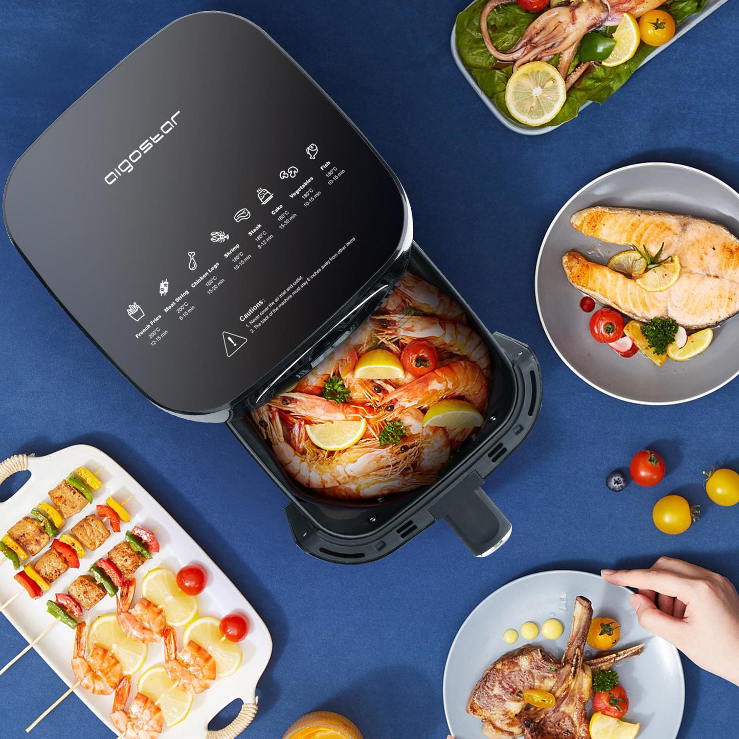 Fritadeira sem óleo Aigostar ODIN Easy Cook com capacidade de 4,2 L e 1400 W