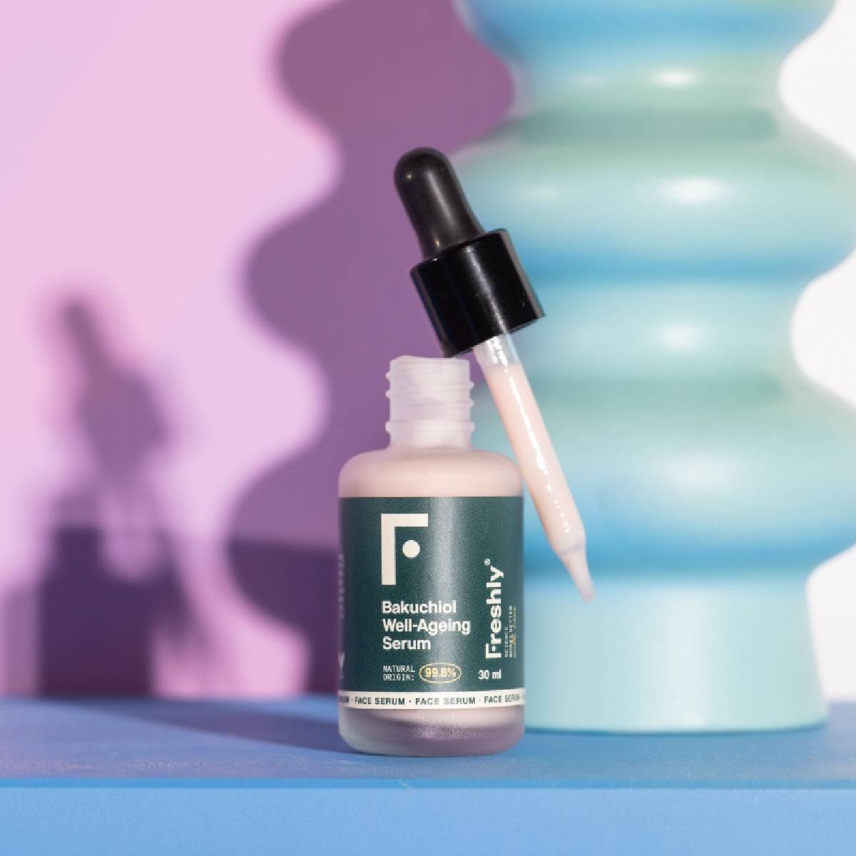 Embalagem de 2x Bakuchiol Freshly Sérum Anti-envelhecimento 30ml