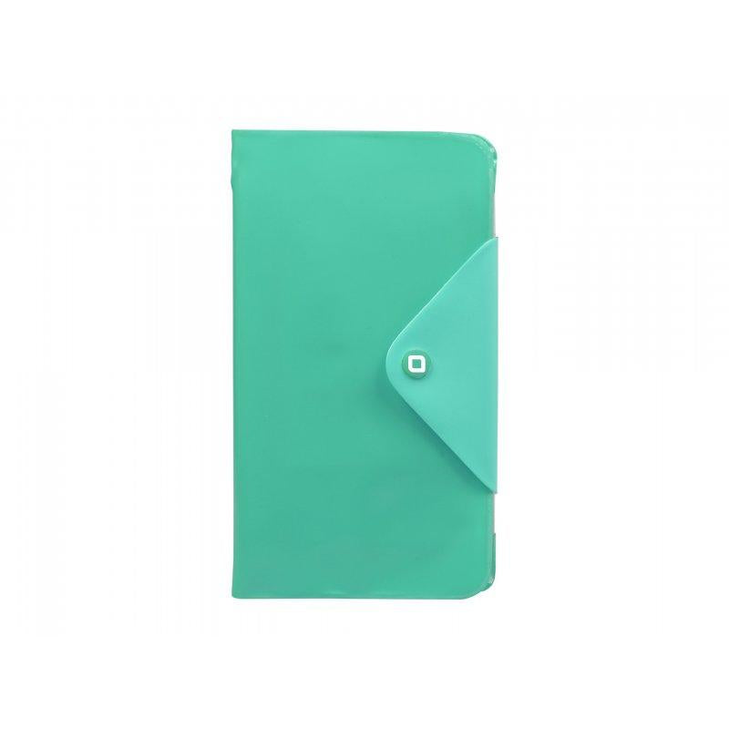 Capa à prova de água estilo livro para smartphones até 5" SBS aquamarine