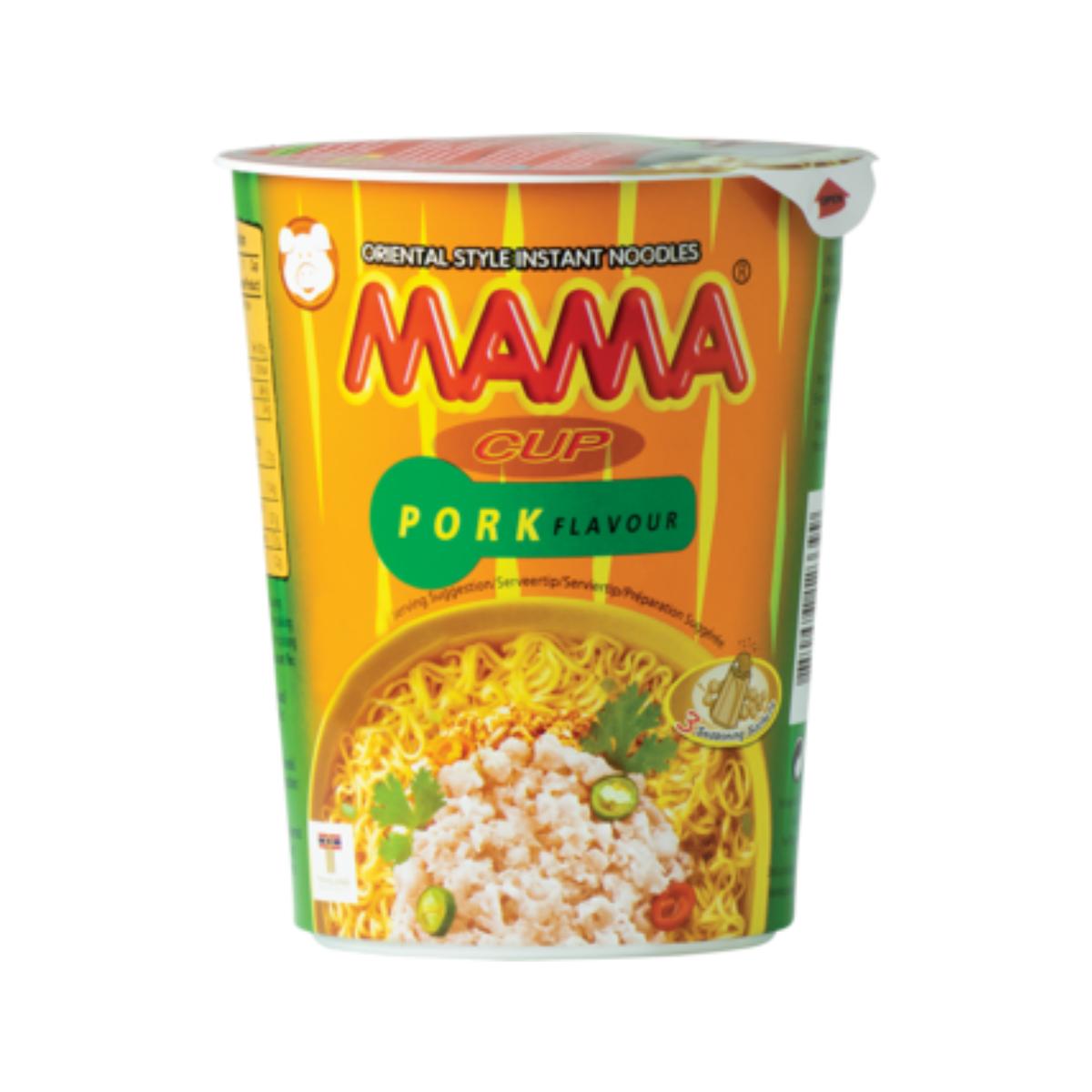 Taça de massa instantânea, Mama Pork 70g