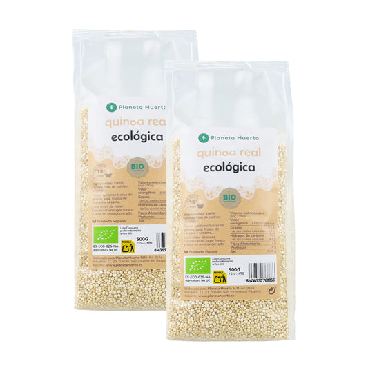 Embalagem de 2 Quinoa Real ECO Planeta Huerto 500 g