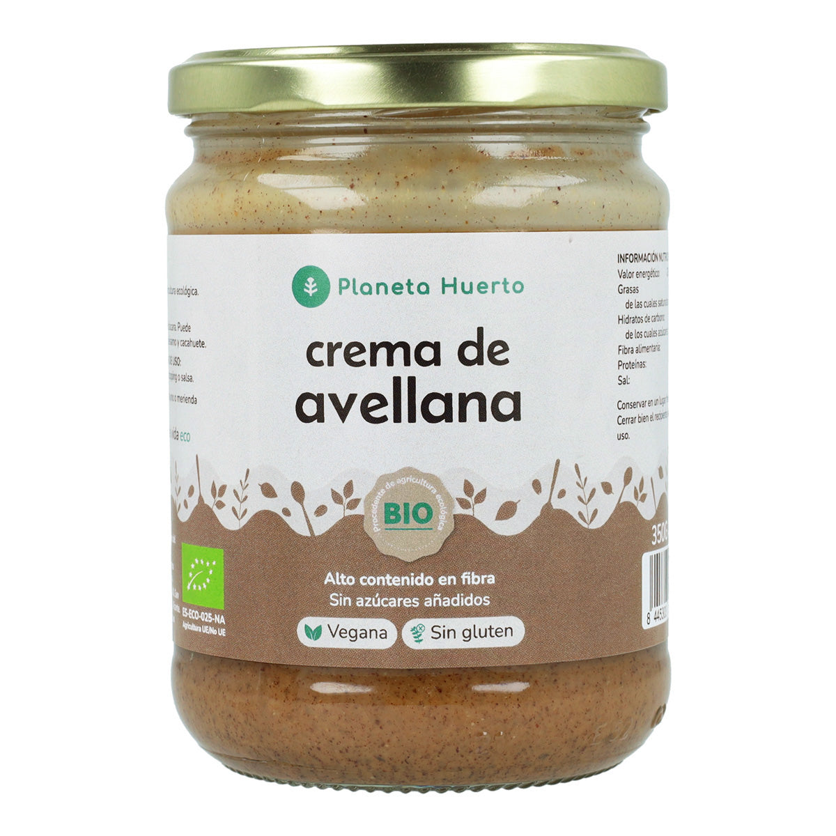 Creme de Avelã Biológico Planeta Huerto 700g