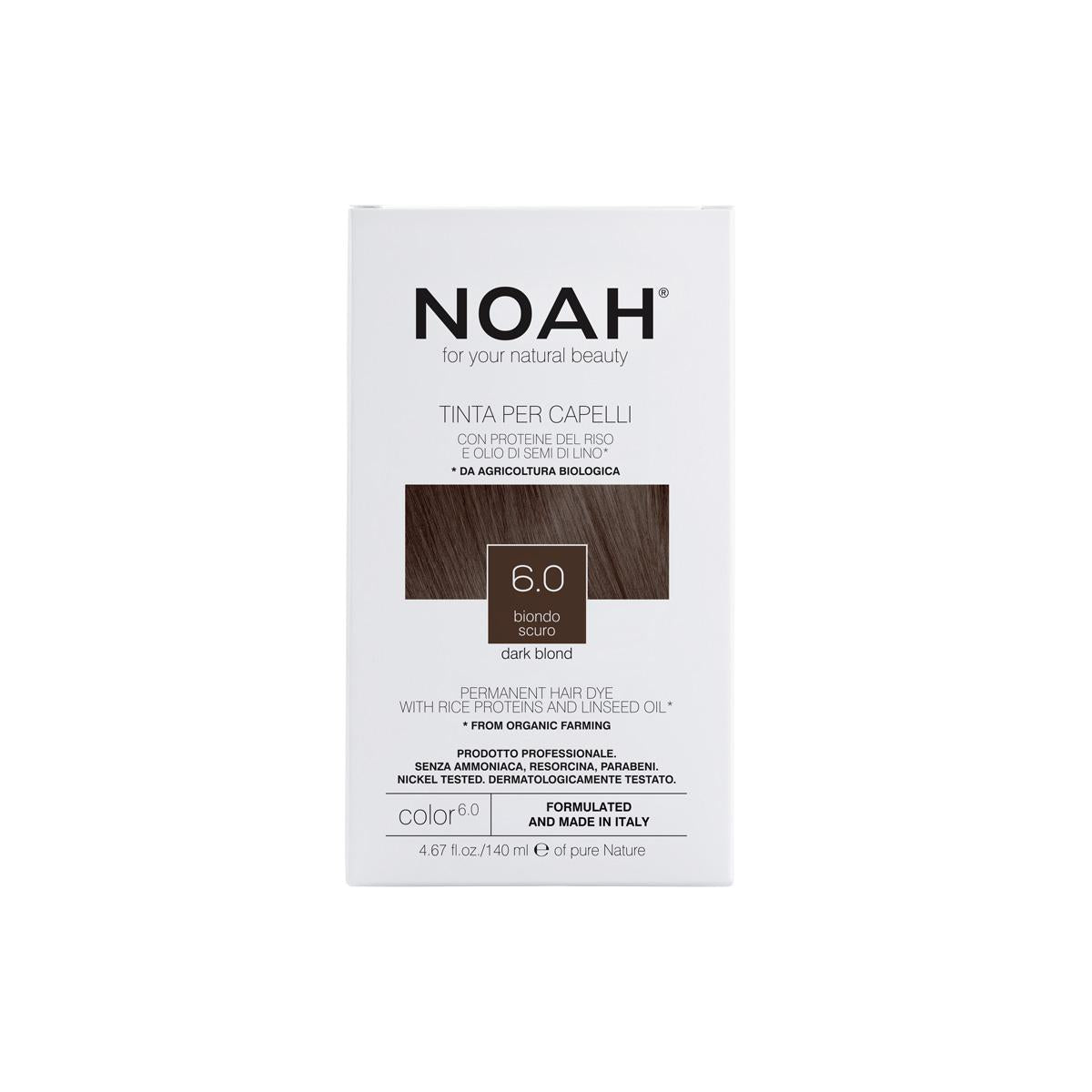 Tinta para Cabelo Loiro Escuro 6.0 Noah 140 ml