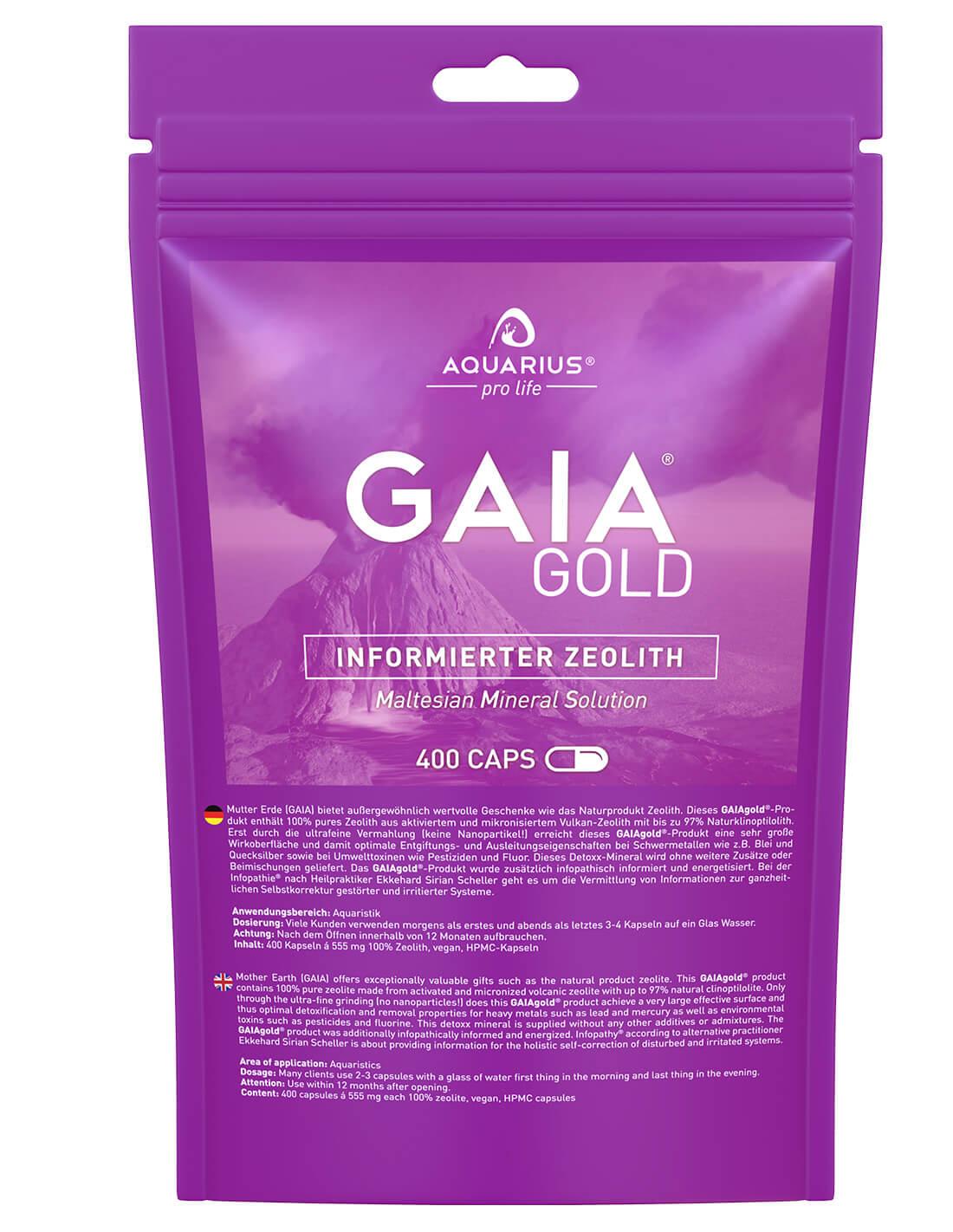 Aquarius Pro Life - Zeolita Pura 220 Detox-caps