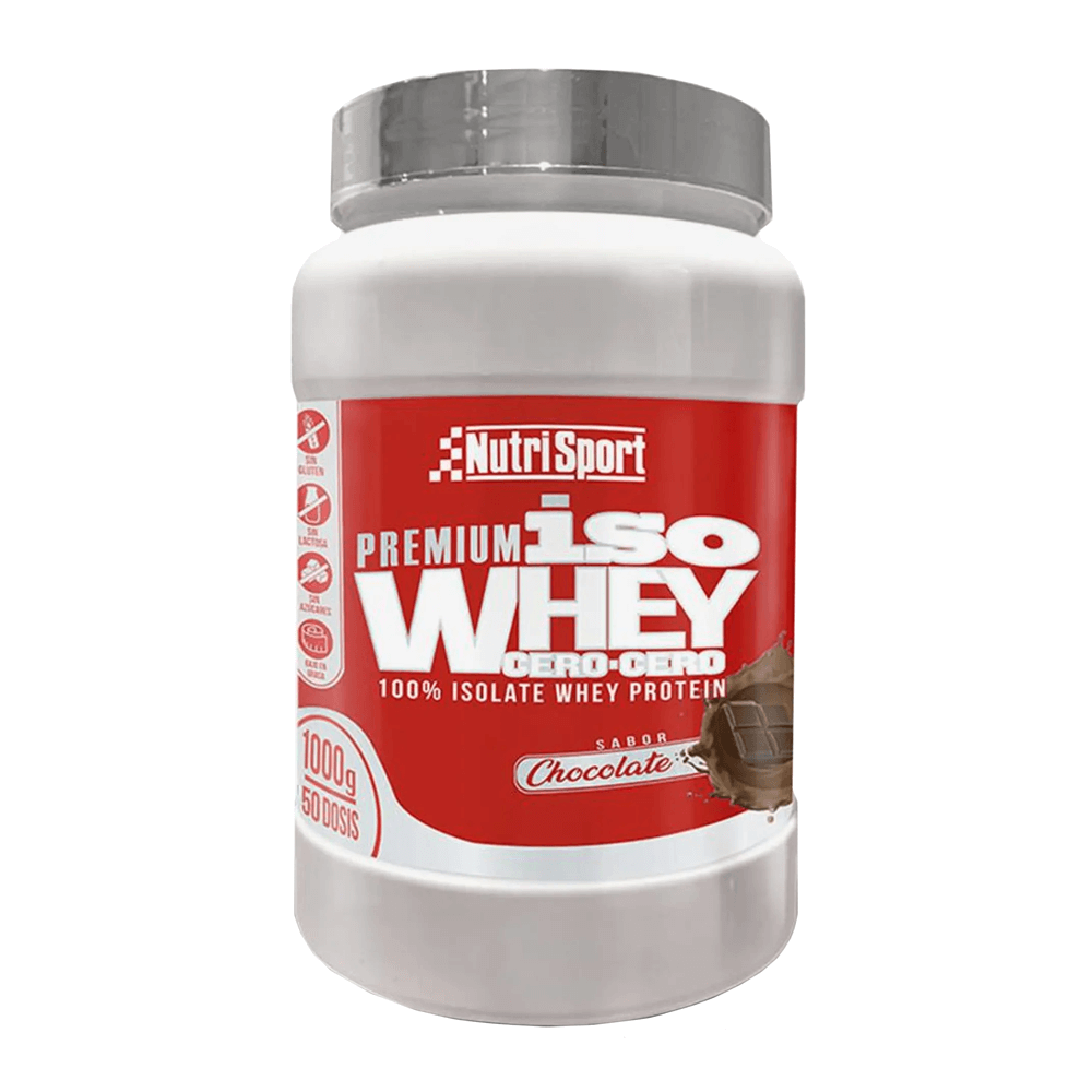 Iso Whey Cero Cero - 1kg - Chocolate - Proteína De Aislado De Suero Isolate - Nutrisport_0