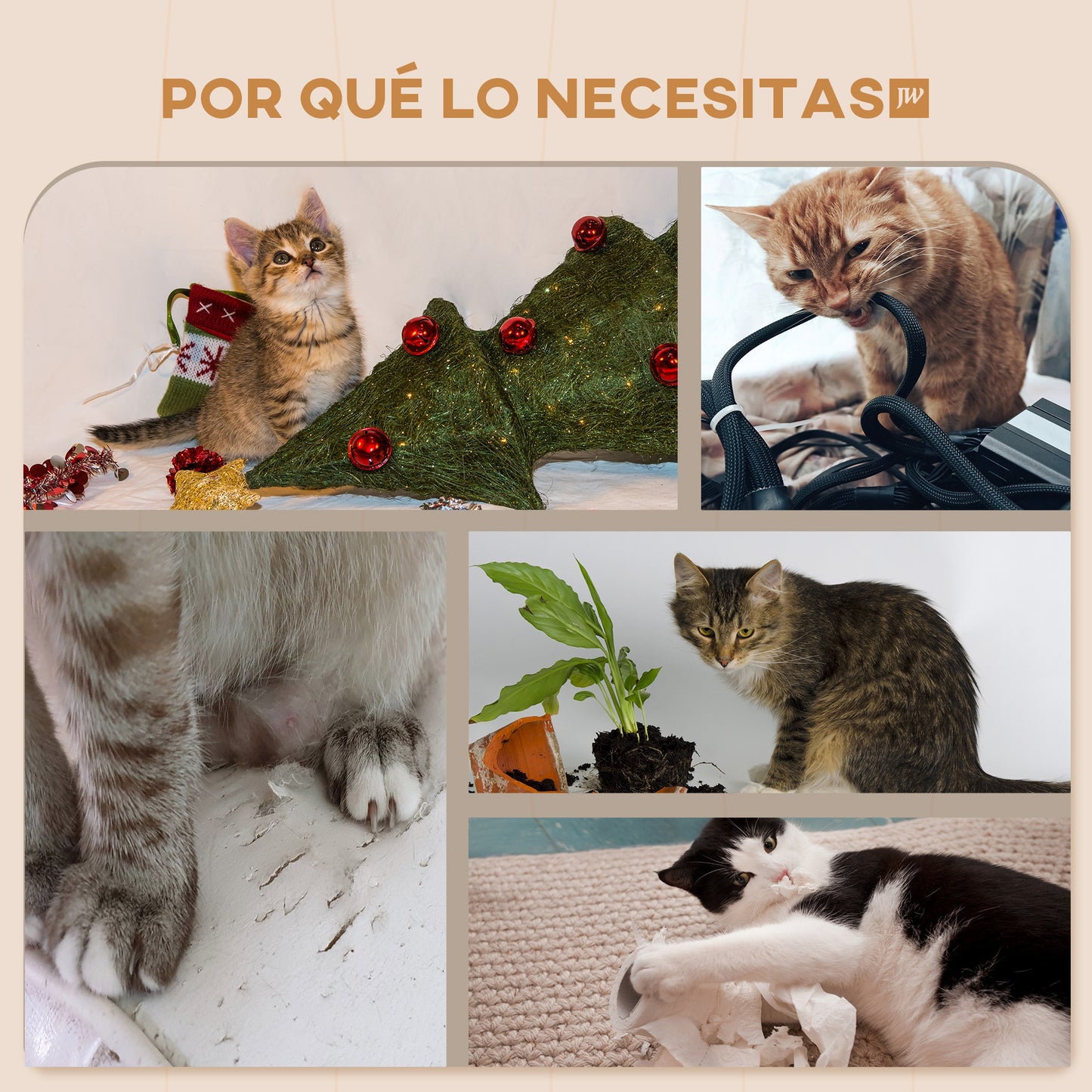 Pawhut Set De Escalada Para Gatos De Pared Con Hamaca Plataformas Gris Oscuro_5