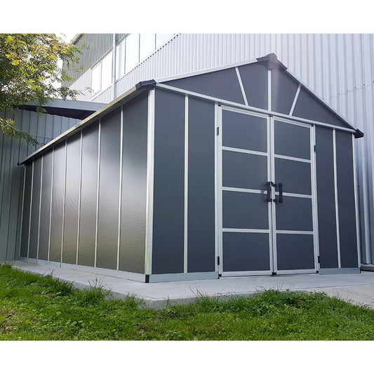 Galpão de jardim Yukon 519x332x252 cm com piso de cobertura da Palram