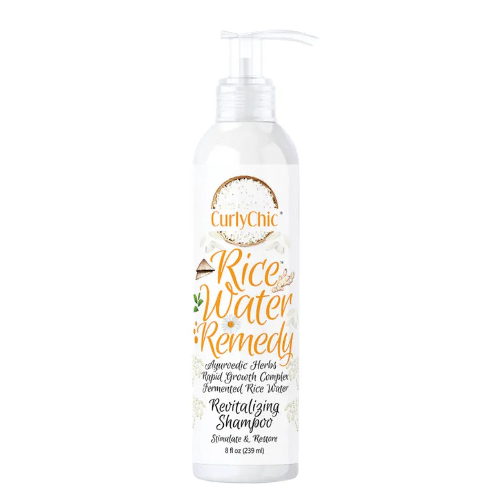Curlychic Rice Water Remedy Revitalizing Shampoo 236ml_0