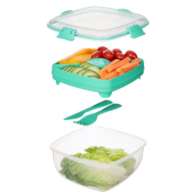 Recipiente hermético para salada Salad To Go System 1,1 l