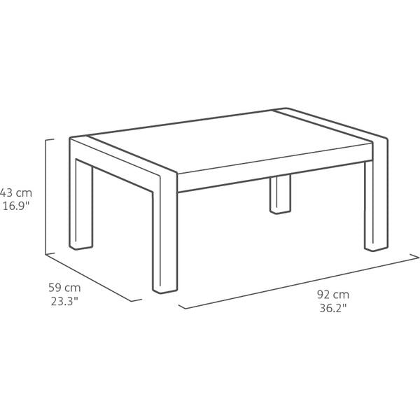 Conjunto de mobiliário Victoria Lounge Graphite
