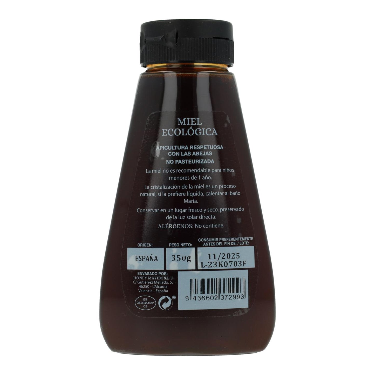 Mel de urze biológico Mayem anti-gotejamento 350 g