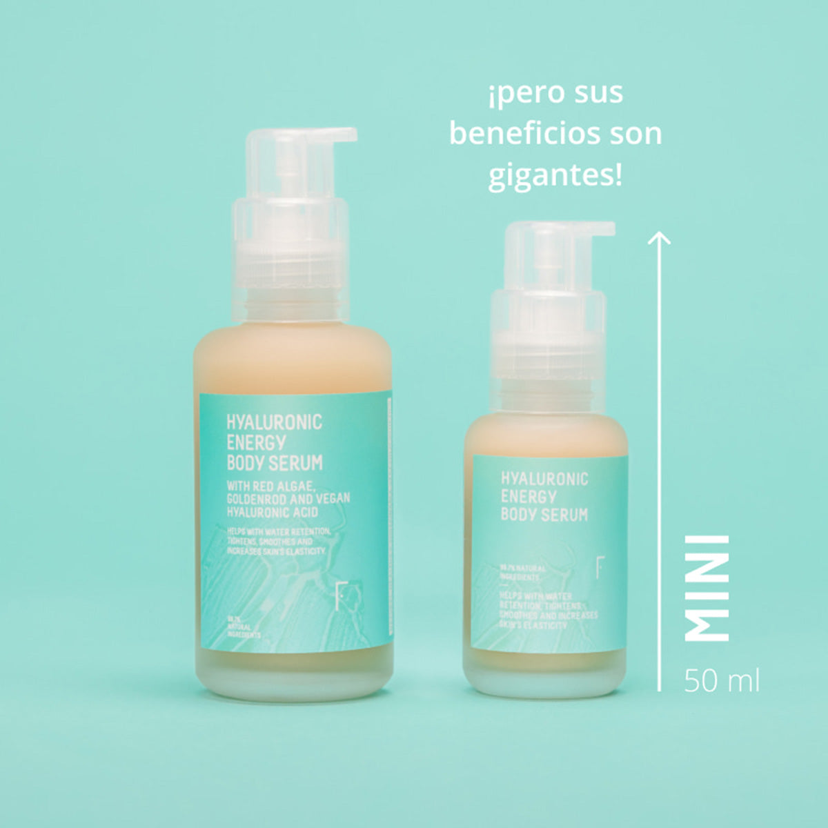 Tamanho mini - Hyaluronic Energy Body Serum - Standard (50ml)