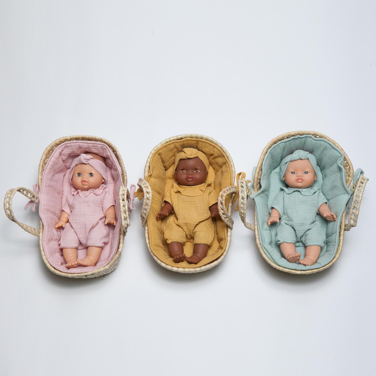 Capazo Mimbre Muñeca Bobble Mostaza_3