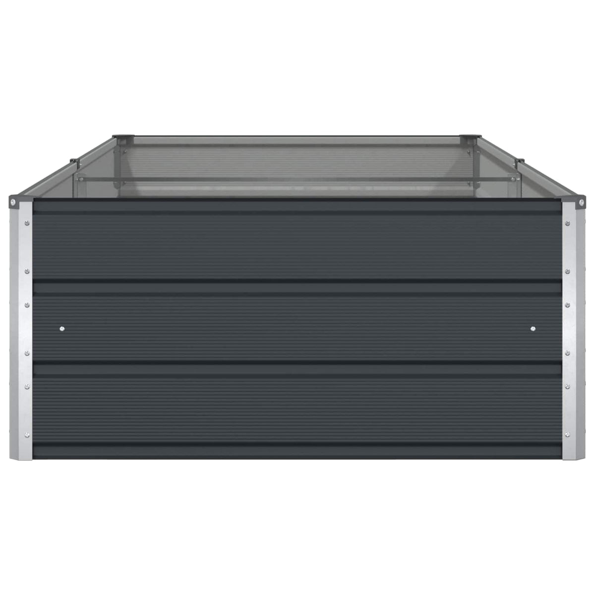 Jardinera Gris Antracita 195 X 100 X 45 Cm Acero Galvanizado_5