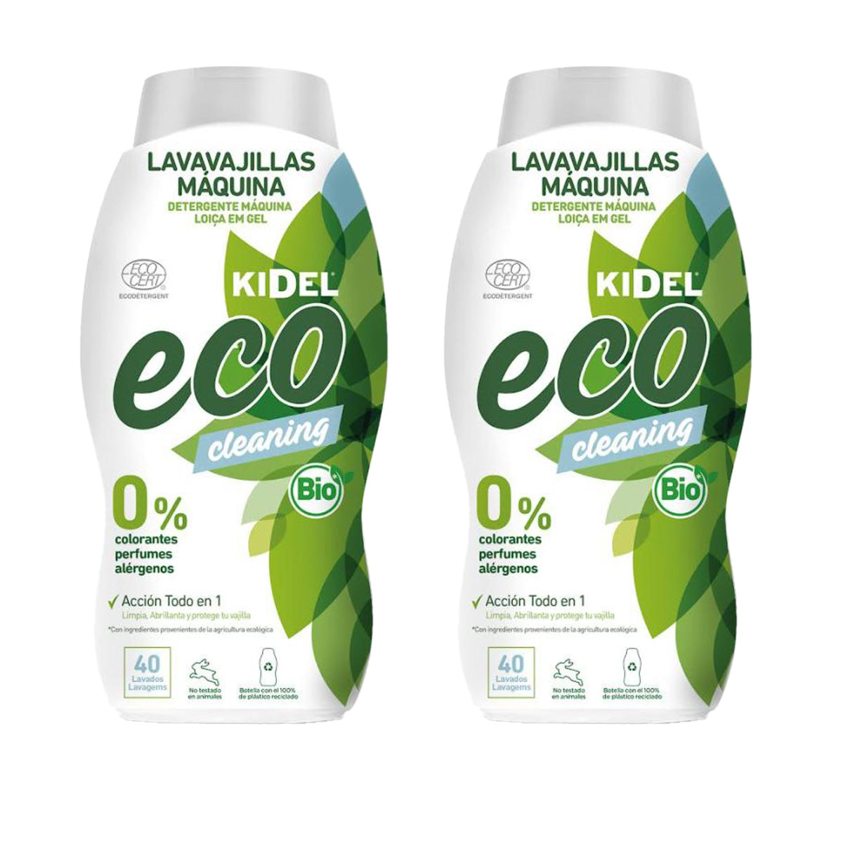 Pack de 2 Máquinas de Lavar Louça Kidel Eco Mimidu 720 ml
