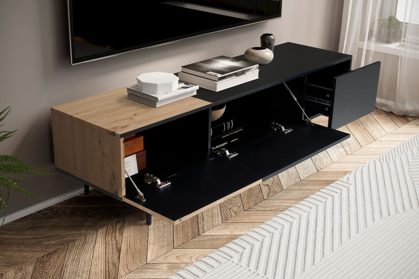 Mueble De Tv Compacto Y Versátil Modelo Wl6.815_4