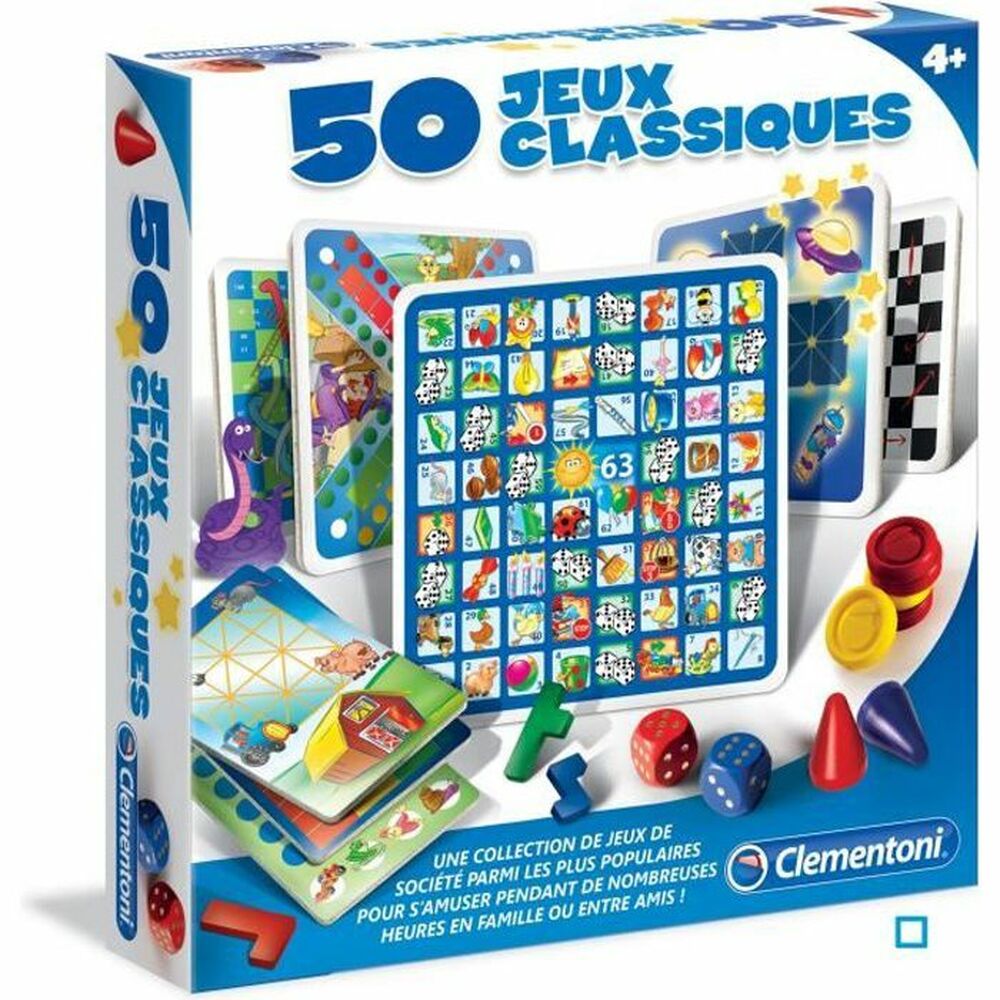 Juego De Mesa Clementoni 50 Juegos Clásicos_0