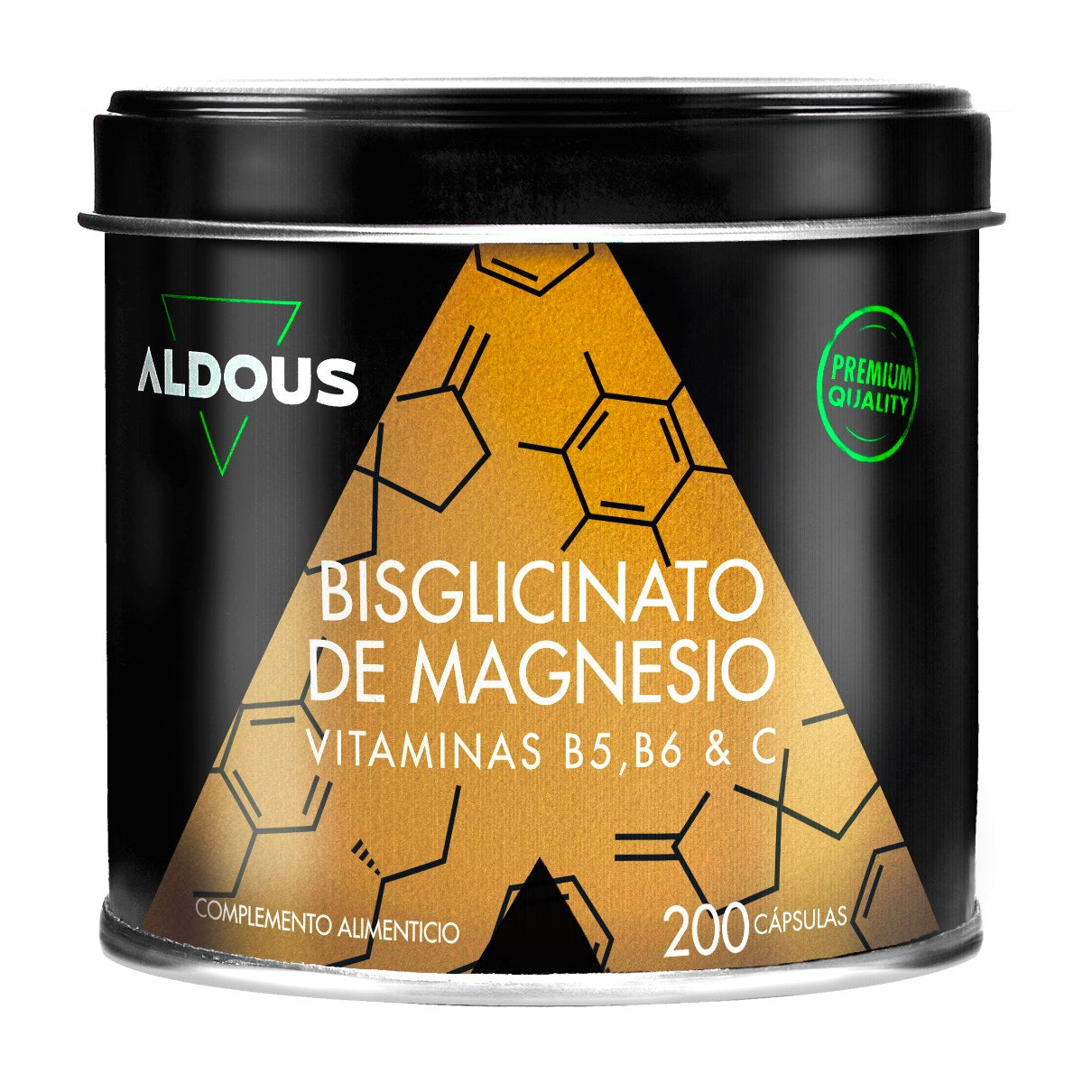 Bisglicinato de Magnésio Aldous 200 cápsulas