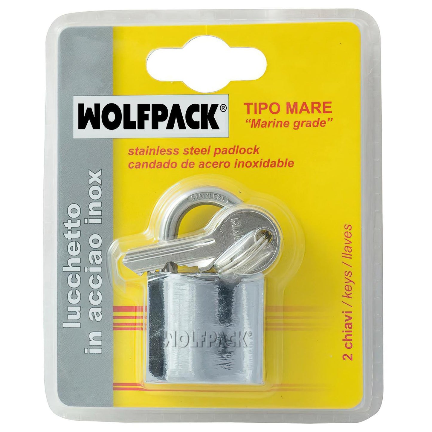 Candado Inoxidable Arco Normal 30mm.