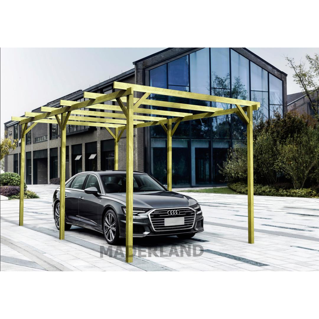 Garagem de madeira maciça Ibiza Maderland