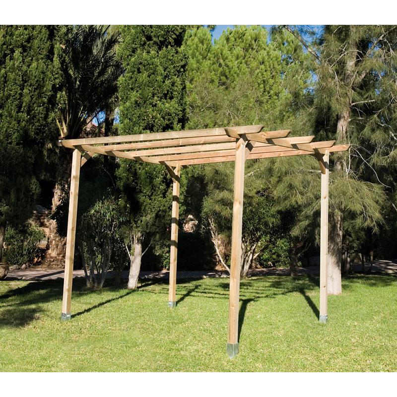 Pérgola em madeira maciça Faura